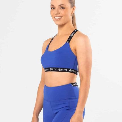 Premium Activewear - Maia Sports Bra - Cobalt Blue - OhYouLuckyDuck.com.au