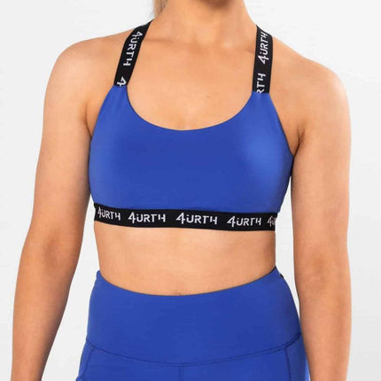Premium Activewear - Maia Sports Bra - Cobalt Blue - OhYouLuckyDuck.com.au