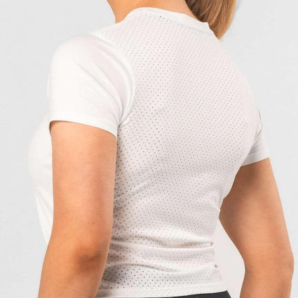 Premium Activewear - Signature Crop – White - OhYouLuckyDuck.com.au
