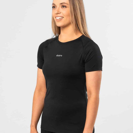 Premium Activewear - Signature Tee – Black - OhYouLuckyDuck.com.au