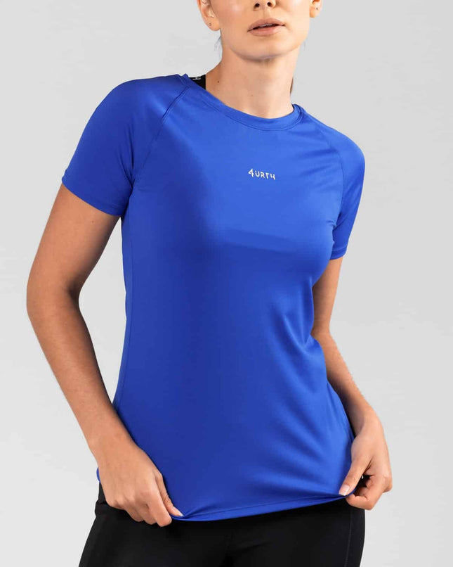 Premium Activewear - Signature Tee – Cobalt Blue - OhYouLuckyDuck.com.au