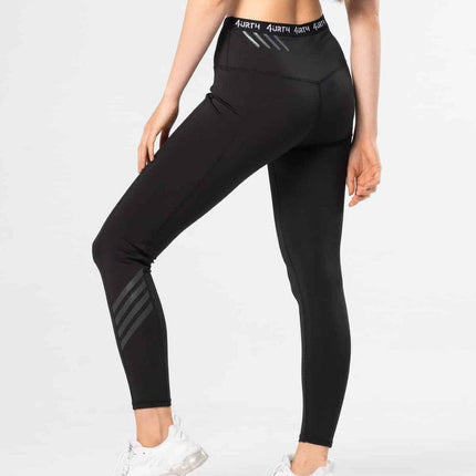 Premium Activewear - Vespa Leggings - Cobalt Black - OhYouLuckyDuck.com.au