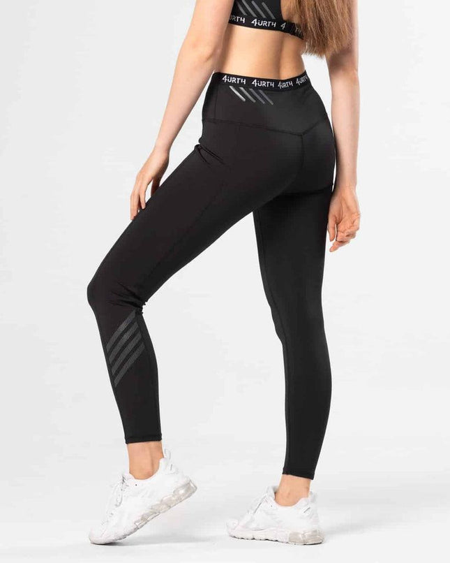 Premium Activewear - Vespa Leggings - Cobalt Black - OhYouLuckyDuck.com.au