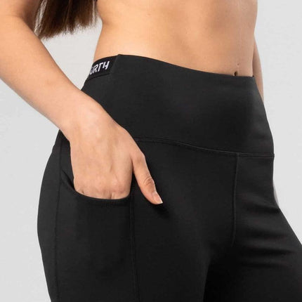 Premium Activewear - Vespa Leggings - Cobalt Black - OhYouLuckyDuck.com.au