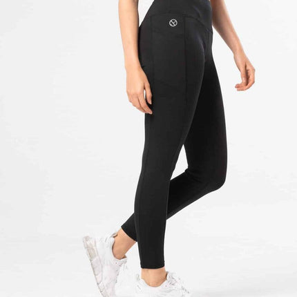 Premium Activewear - Vespa Leggings - Cobalt Black - OhYouLuckyDuck.com.au