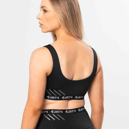 Premium Activewear - Vida Sports Bra - Black - OhYouLuckyDuck.com.au