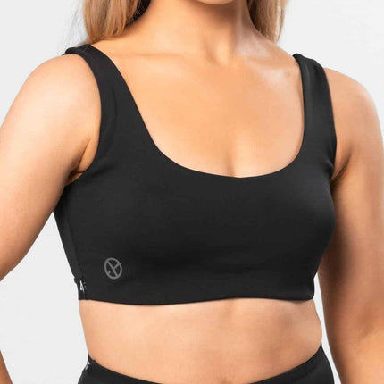Premium Activewear - Vida Sports Bra - Black - OhYouLuckyDuck.com.au