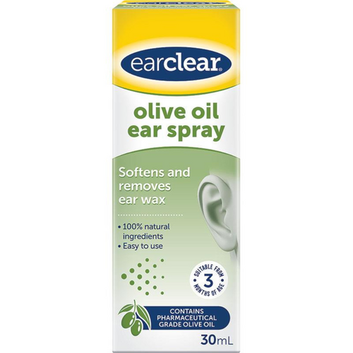 EarClear Olive Oil Ear Spray 30mL