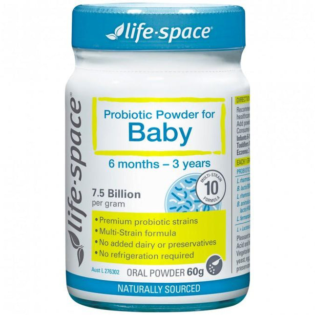 Life Space Probiotic Powder for Baby 60g - OhYouLuckyDuck.com.au