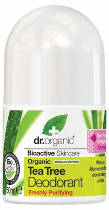 Dr Organic Tea Tree Deodorant 50g - OhYouLuckyDuck.com.au