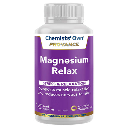 Chemist Own Provance Magnesium Relax 120 Capsules