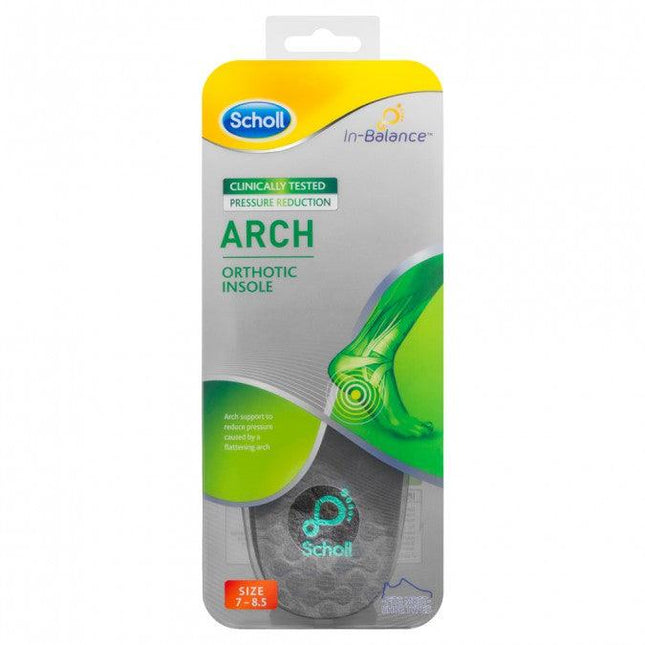 Scholl In-Balance Orthotics Arch Insole Medium 1 Pair - OhYouLuckyDuck.com.au