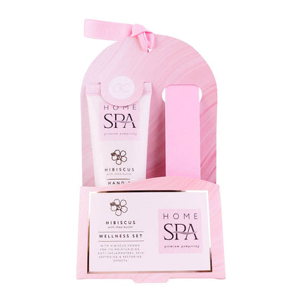Home Spa Hand Care Set Hibiscus Fragrance