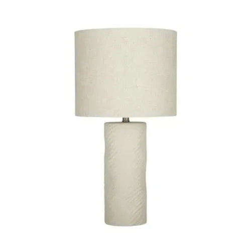 Amalfi Tide Ceramic Table Lamp with Linen Shade 50CM