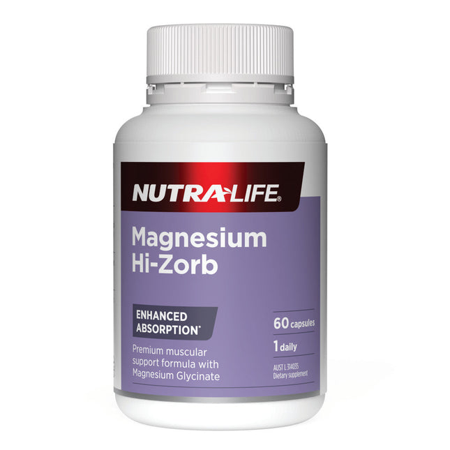 Nutra Life Magnesium Hi-Zorb 60 Capsules