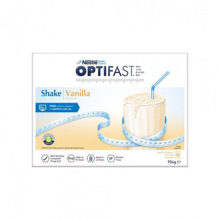 Optifast VLCD Vanilla Shake 18 X 53g - OhYouLuckyDuck.com.au