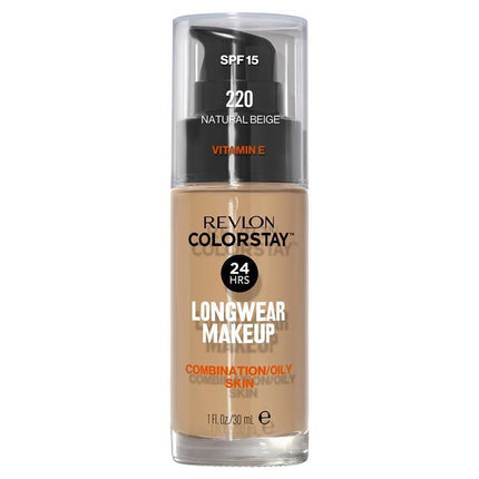 Revlon Colorstay Makeup Foundation For Combination/Oily Skin Natural Beige - OhYouLuckyDuck.com.au