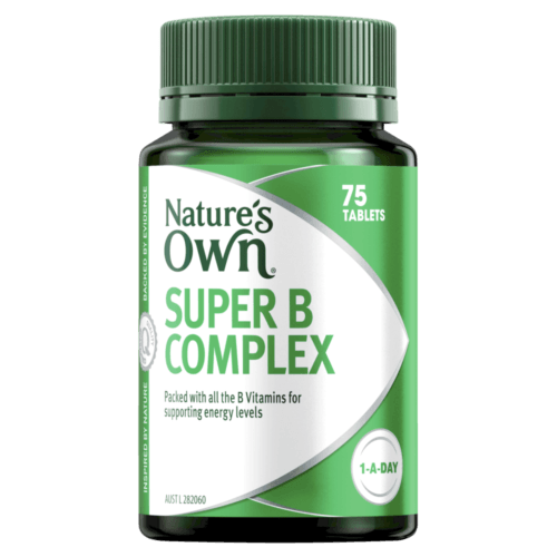 Natures Own Super B Complex 75 Tablets - OhYouLuckyDuck.com.au