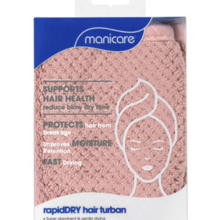 Manicare Rapid DRY Hair Turban 1 Pack - OhYouLuckyDuck.com.au