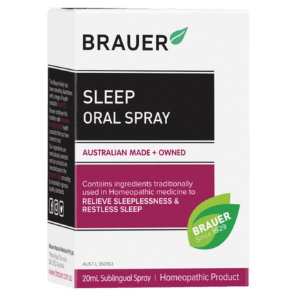 Brauer Sleep Oral Spray 20ML - OhYouLuckyDuck.com.au
