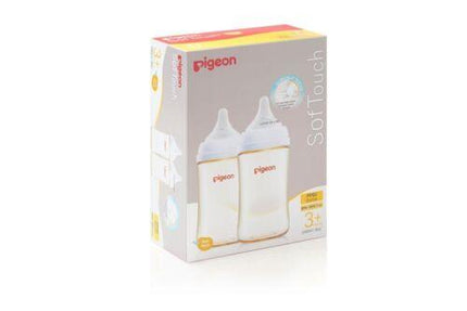 Pigeon SofTouch III Twin Pack PPSU Bottles - 240ml - OhYouLuckyDuck.com.au