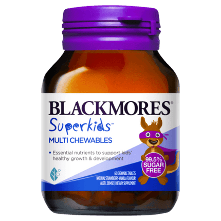 Blackmores Superkids Multi Chewables 60 Tablets - OhYouLuckyDuck.com.au