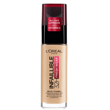 L'Oreal Infallible 24H Fresh Wear Foundation - 330 Hazelnut - OhYouLuckyDuck.com.au