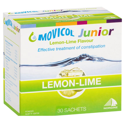 Movicol Lemon-Lime Powder for Junior 30-Pack x 6.9 g