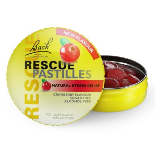Bach Rescue Remedy Pastilles Cranberry 50g - OhYouLuckyDuck.com.au