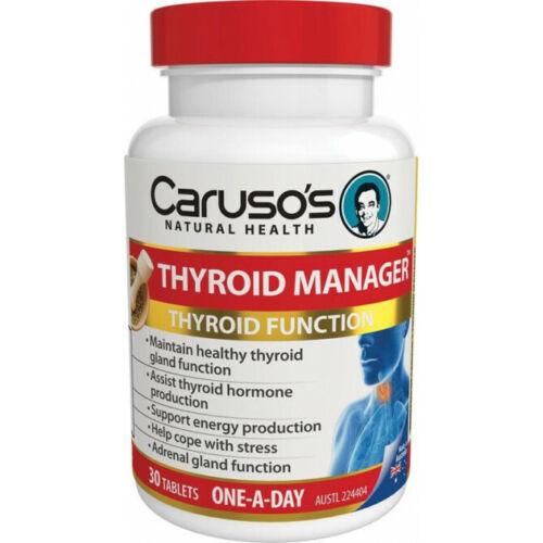 Caruso's Thyroid Manager 30 Tablets - OhYouLuckyDuck.com.au