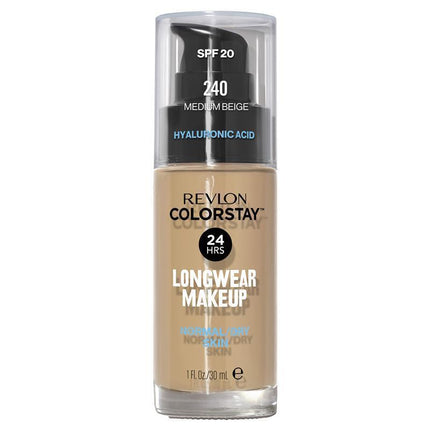Revlon Colorstay Makeup Foundation For Normal/Dry Skin Medium Beige - OhYouLuckyDuck.com.au