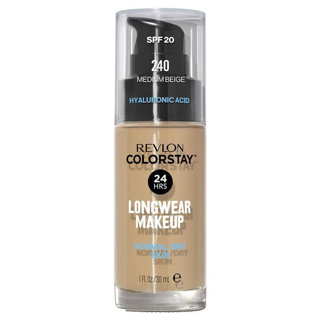 Revlon Colorstay Makeup Foundation For Normal/Dry Skin Medium Beige - OhYouLuckyDuck.com.au