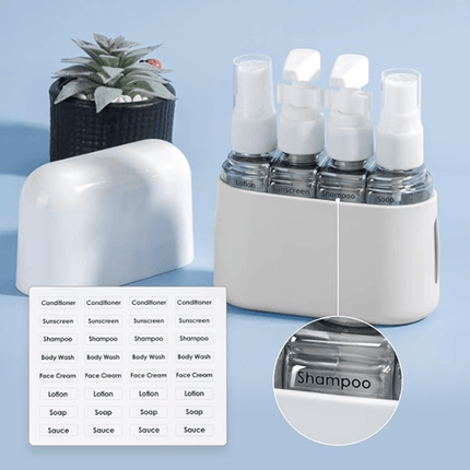 4pcs Travel Bottles Set 50ml with Label - OhYouLuckyDuck.com.au