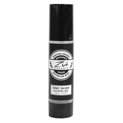 Zuii Organics Ionic Silver Hand Sanitiser Gel 45mL