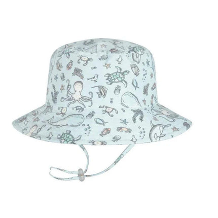 Dozer Baby Boys Bucket Hat Ningaloo Blue Small
