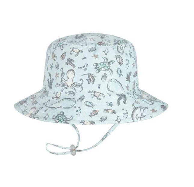 Dozer Baby Boys Bucket Hat Ningaloo Blue Small