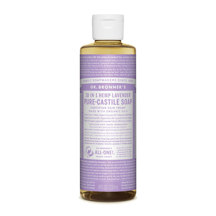 Dr Bronners Pure Castile Liquid Soap Lavender 237ml