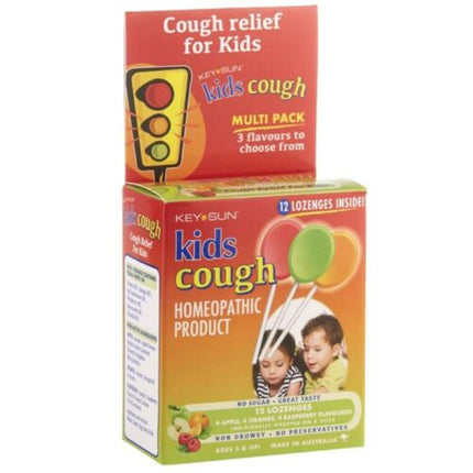 Key Sun Kids Cough Multipack 12 Lozenges - OhYouLuckyDuck.com.au