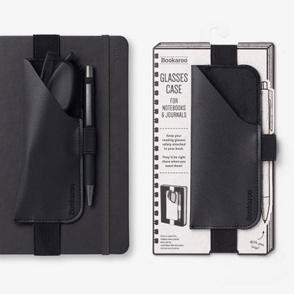 Artico Bookaroo Glasses Case with Pen Loop Black