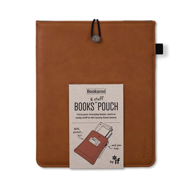 Artico Bookaroo Books & Stuff Pouch Brown