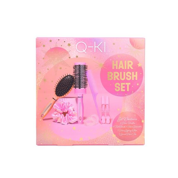 Q-KI Hair Brush Set 8 Pieces