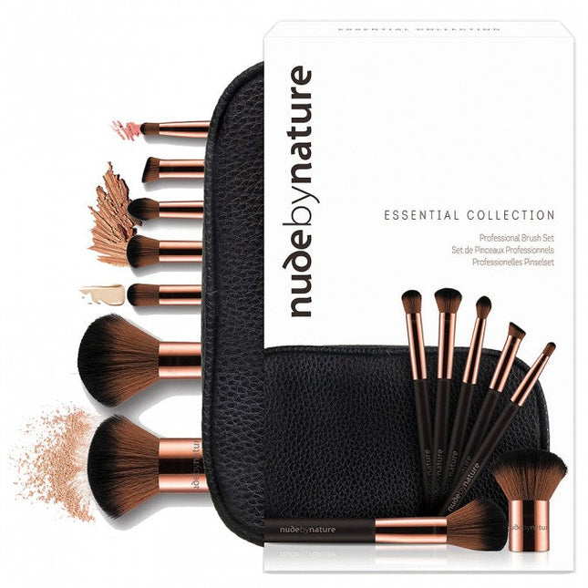 Nude By Nature Essential Collection 7Pc Brush - OhYouLuckyDuck.com.au