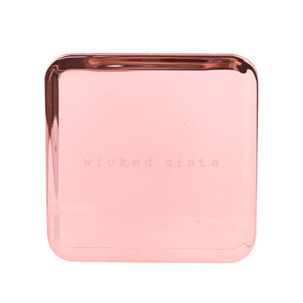 Wicked Sista Metallic Pink Magnifying Mirror