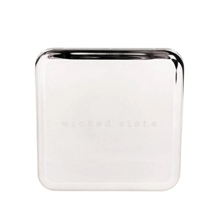 Wicked Sista Metallic Silver Magnifying Mirror