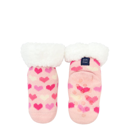 Foote Street Hearts Slipper Socks Toddler