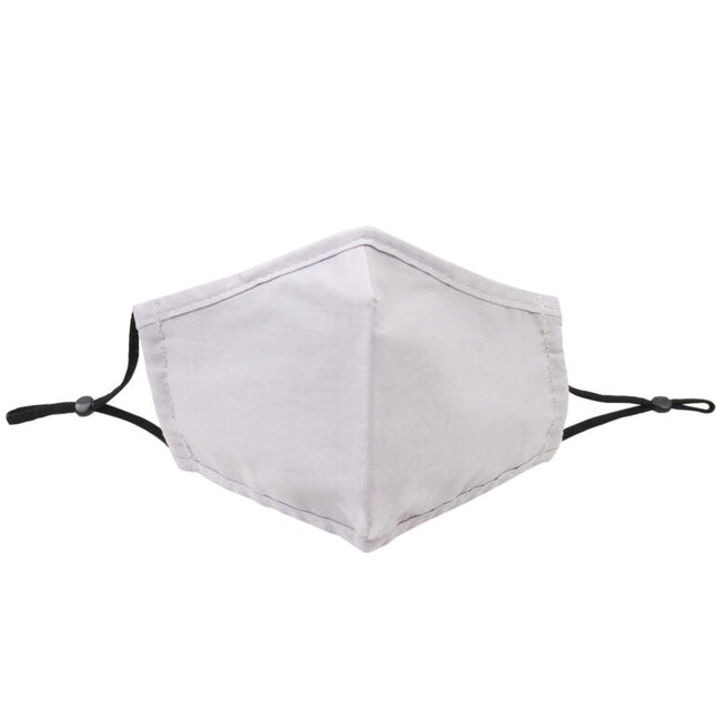 Wicked Sista  Classic Cotton Reusable Face Mask Gentle Grey