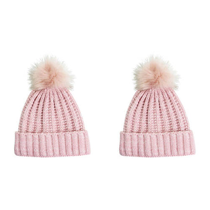 Wicked Sista Lexi Acrylic Beanie Baby Pink One Size 2 Pack