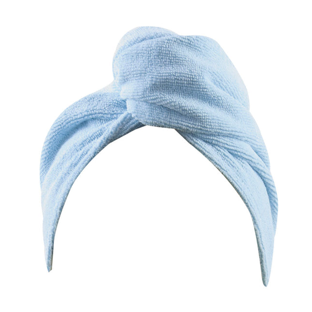 Wicked Sista Soft Blue Turban Hair Towel