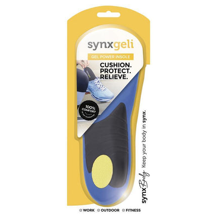 Synxsole Gel Power Insoles Medium - OhYouLuckyDuck.com.au
