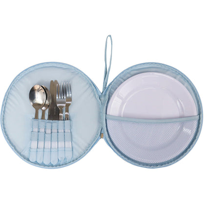 Wicked Sista Fresh Tropics 4 Person Picnic Set with Insulated Cooler Bag